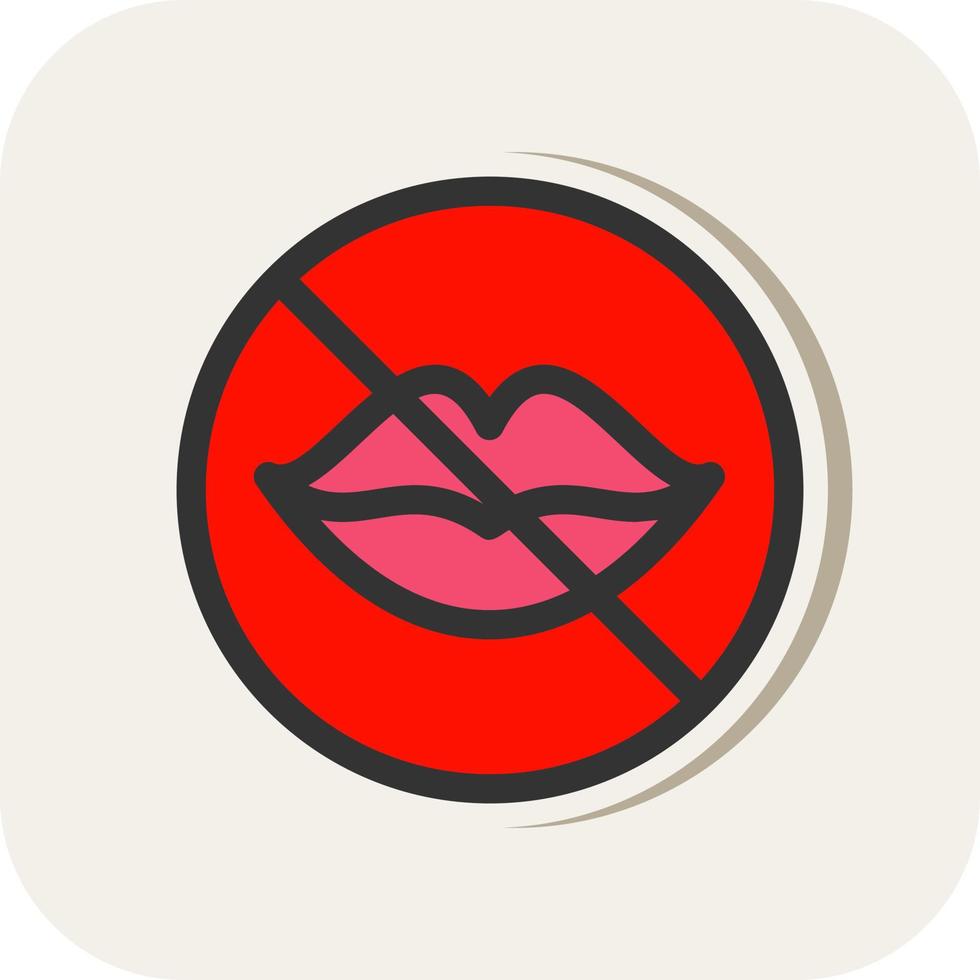 No Speak Vector Icon Design