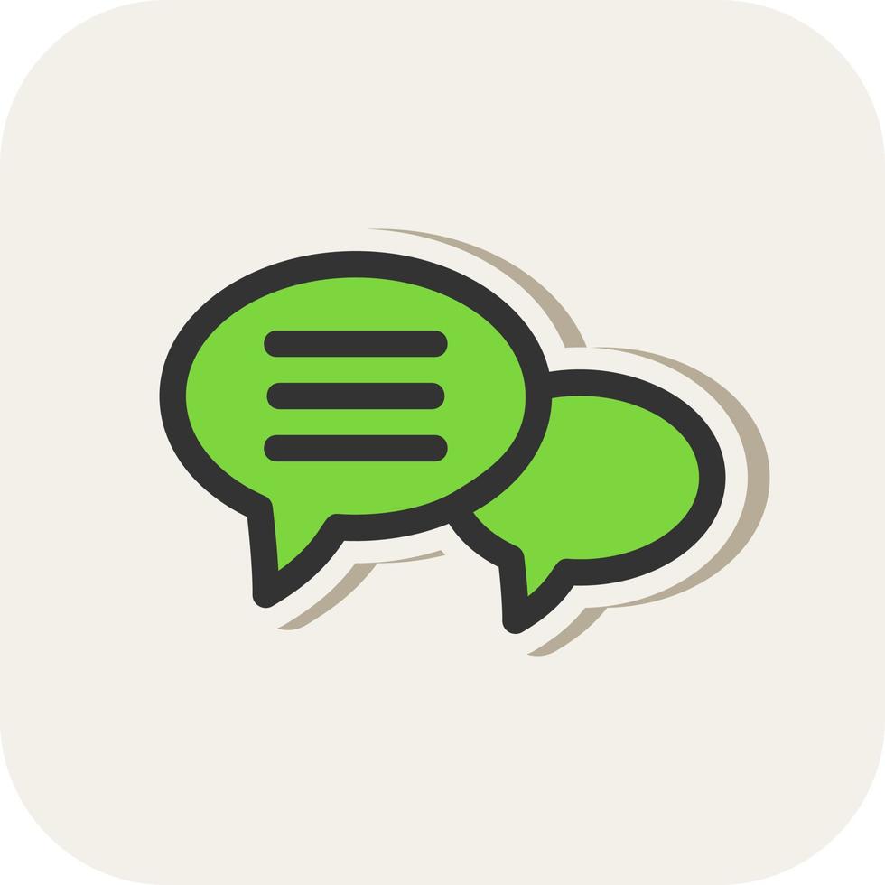 Chat Vector Icon Design