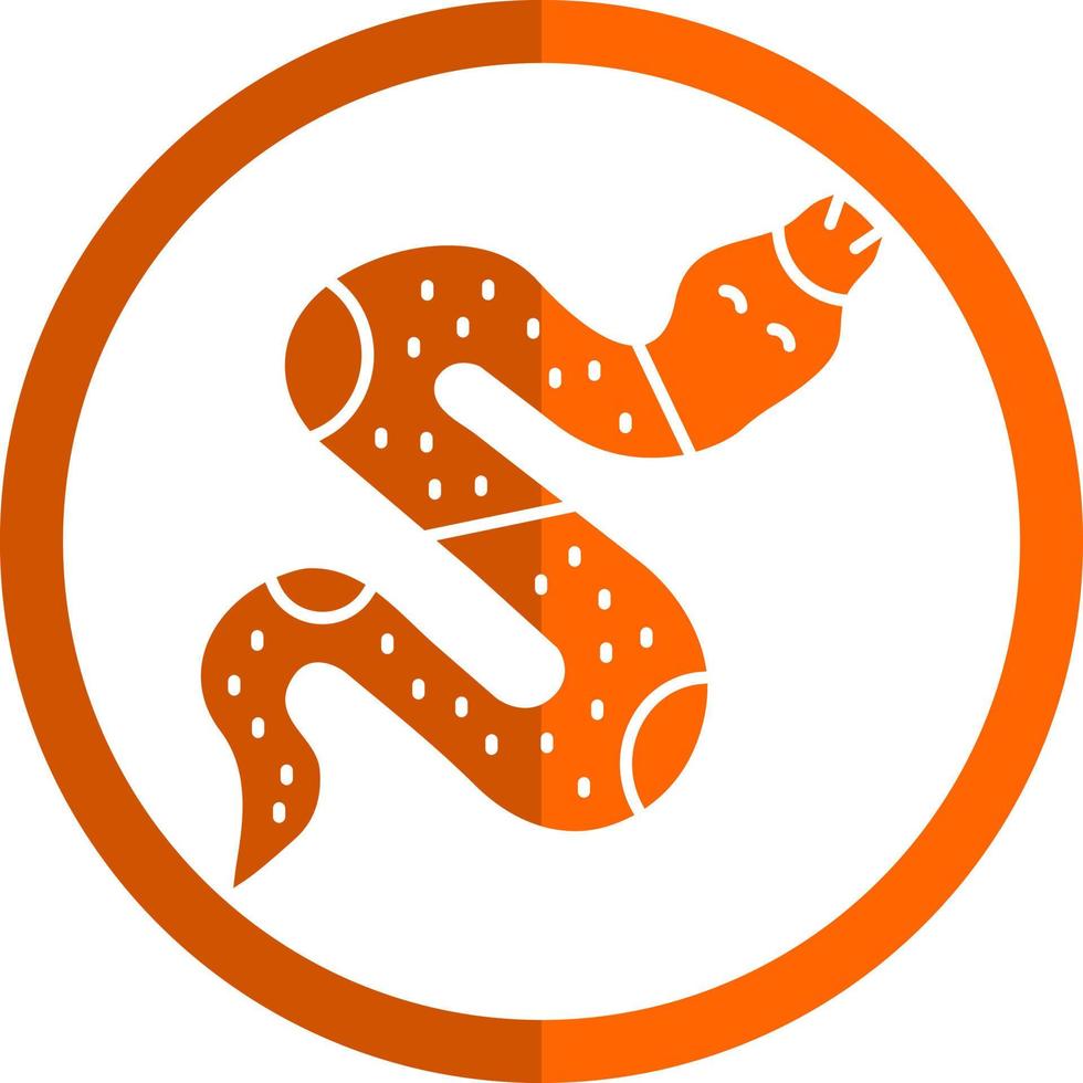 diseño de icono de vector de serpiente