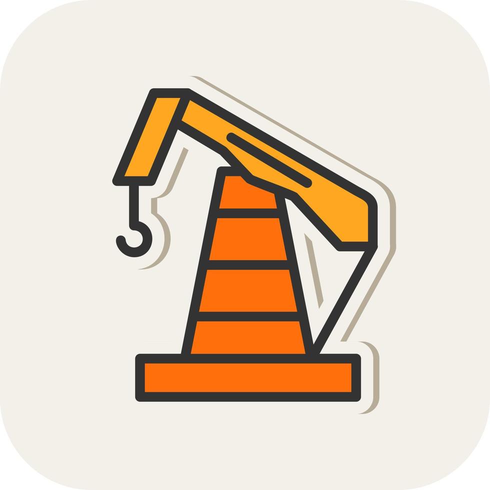 Oil Pump Vector Icon Design