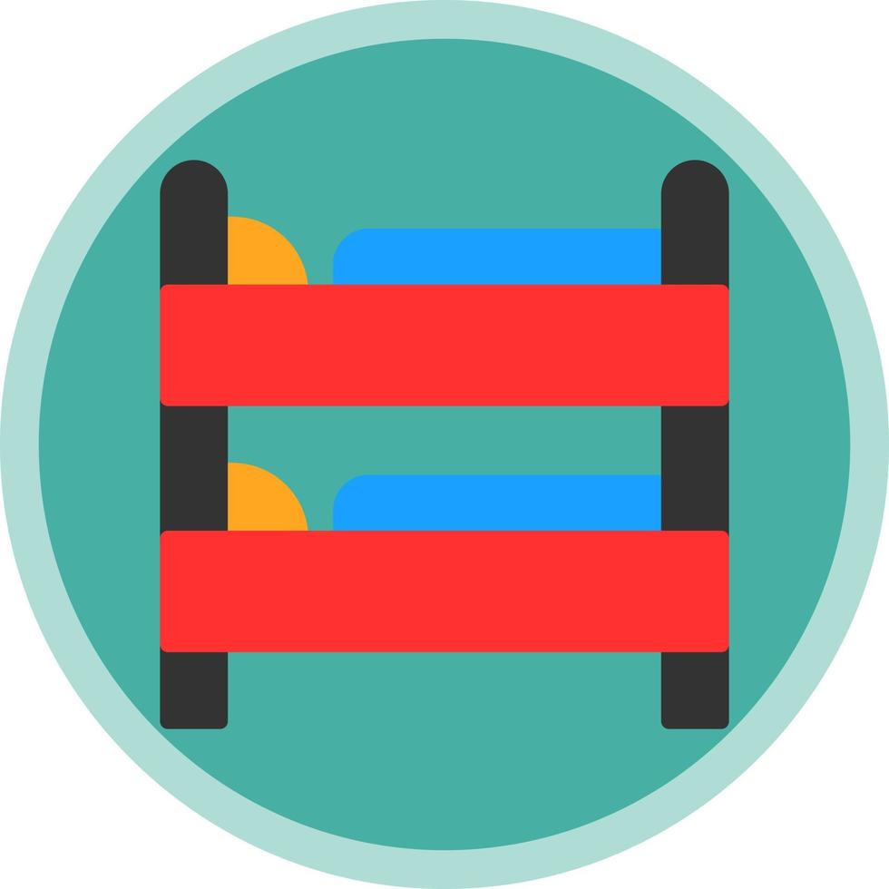Bunk Bed Vector Icon Design