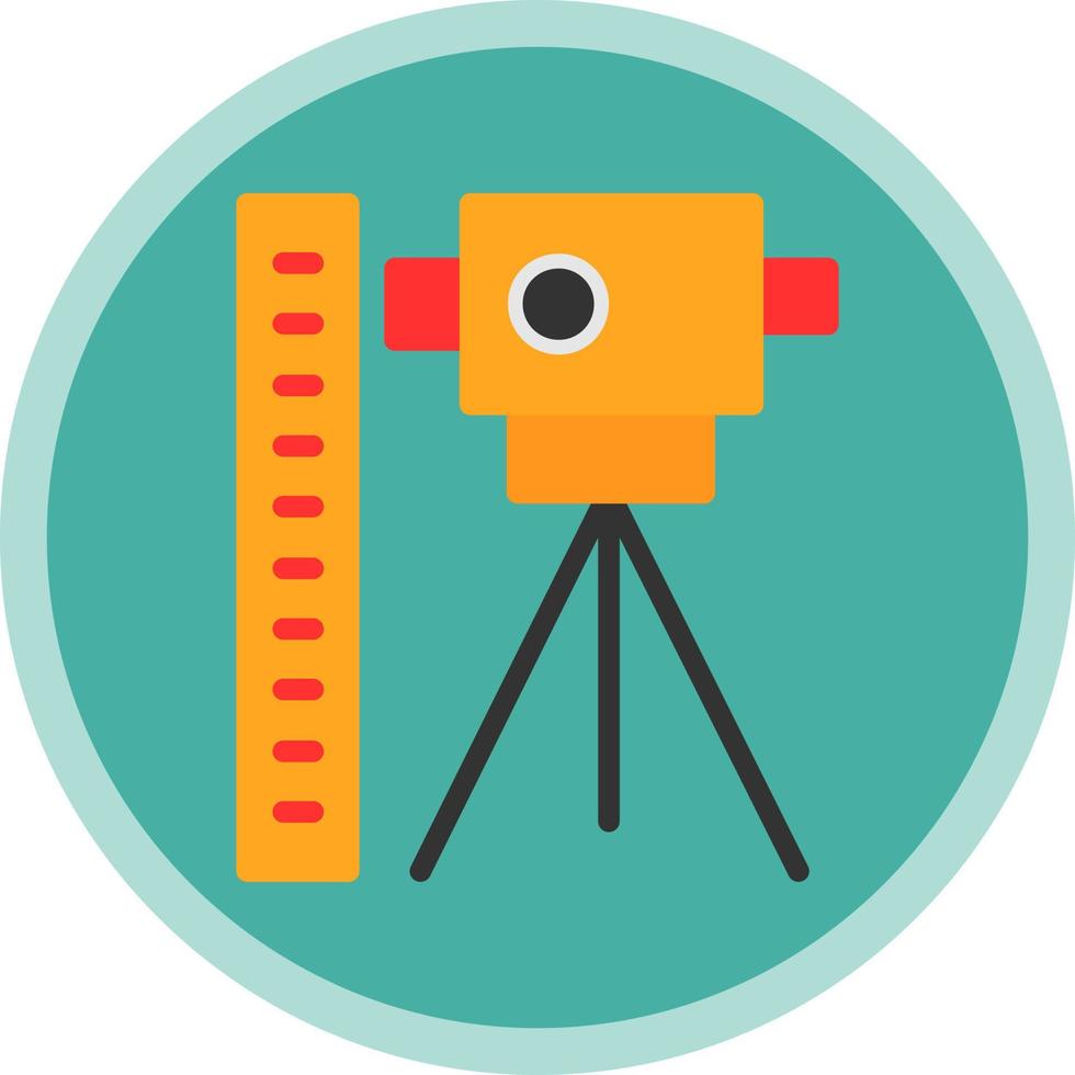 Theodolite Vector Icon Design