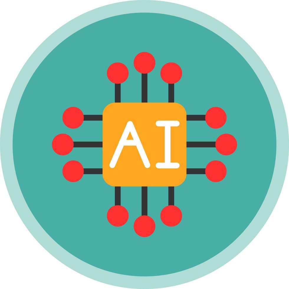 Artifical Intelligence Vector Icon Design