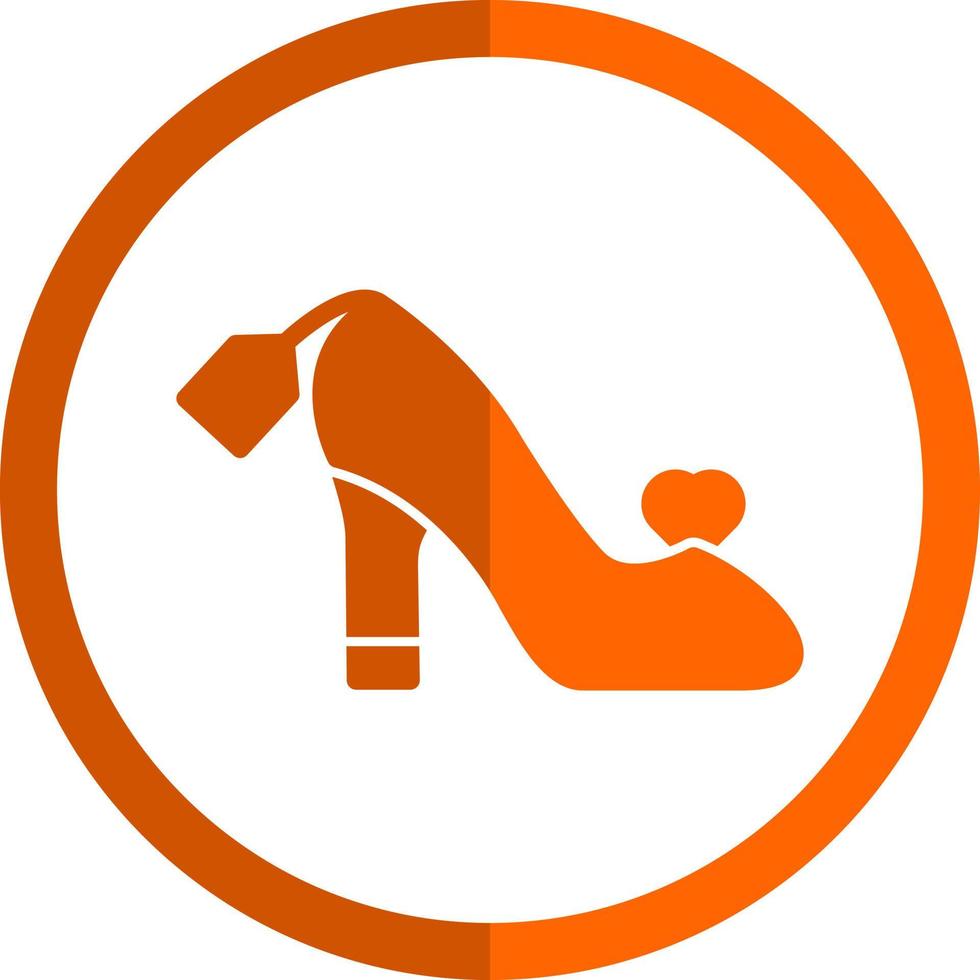 Female Footwear Vector Icon Design