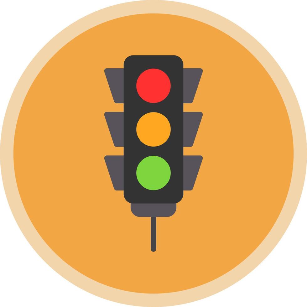 Traffic Lights Vector Icon Design