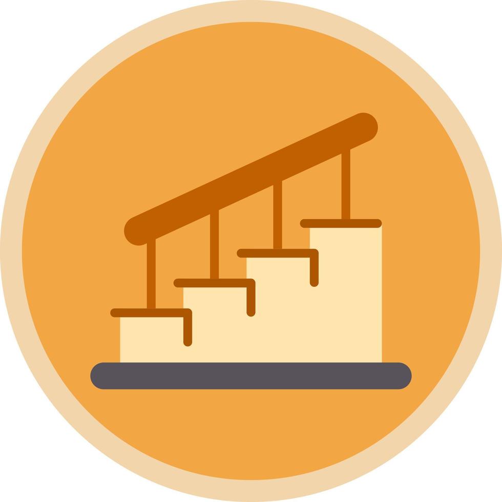 diseño de icono de vector de escaleras