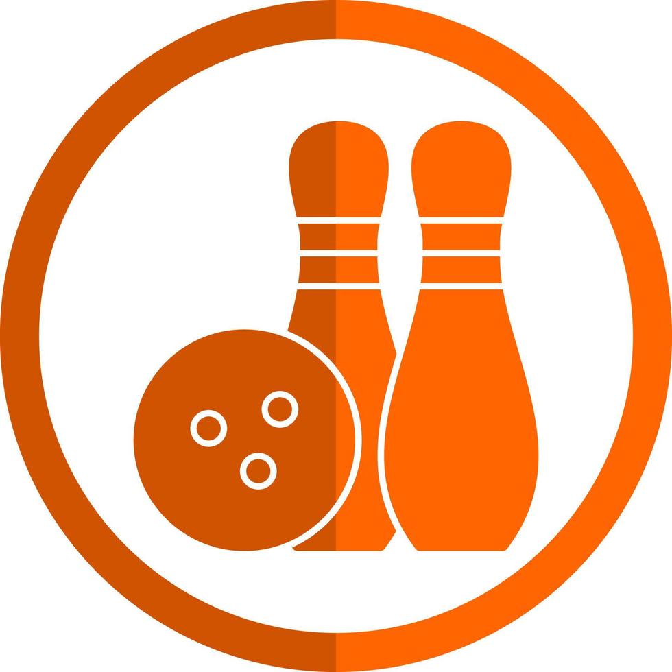 Bowling Vector Icon Design