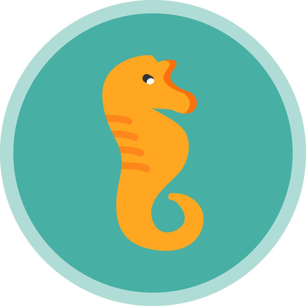 Seahorse Vector Icon Design