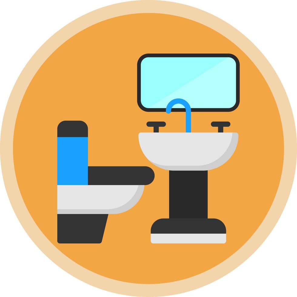 diseño de icono de vector de baño