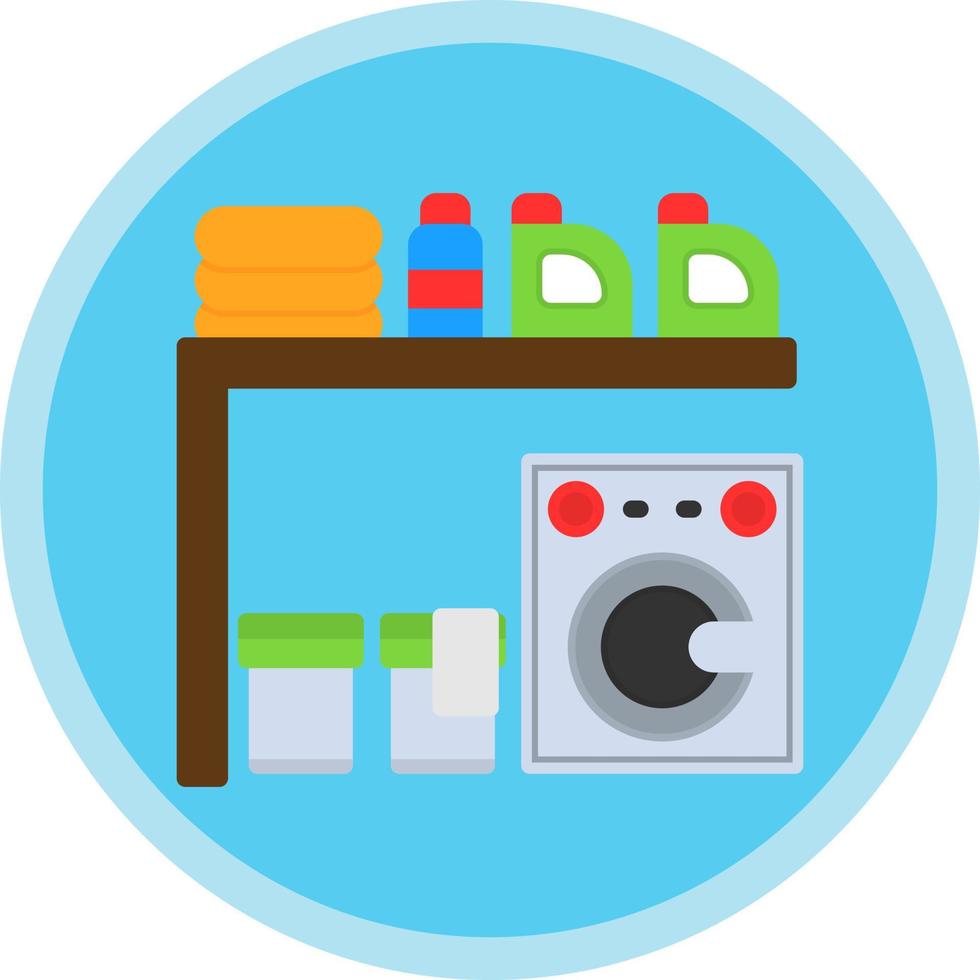 Laundry Room Vector Icon Design