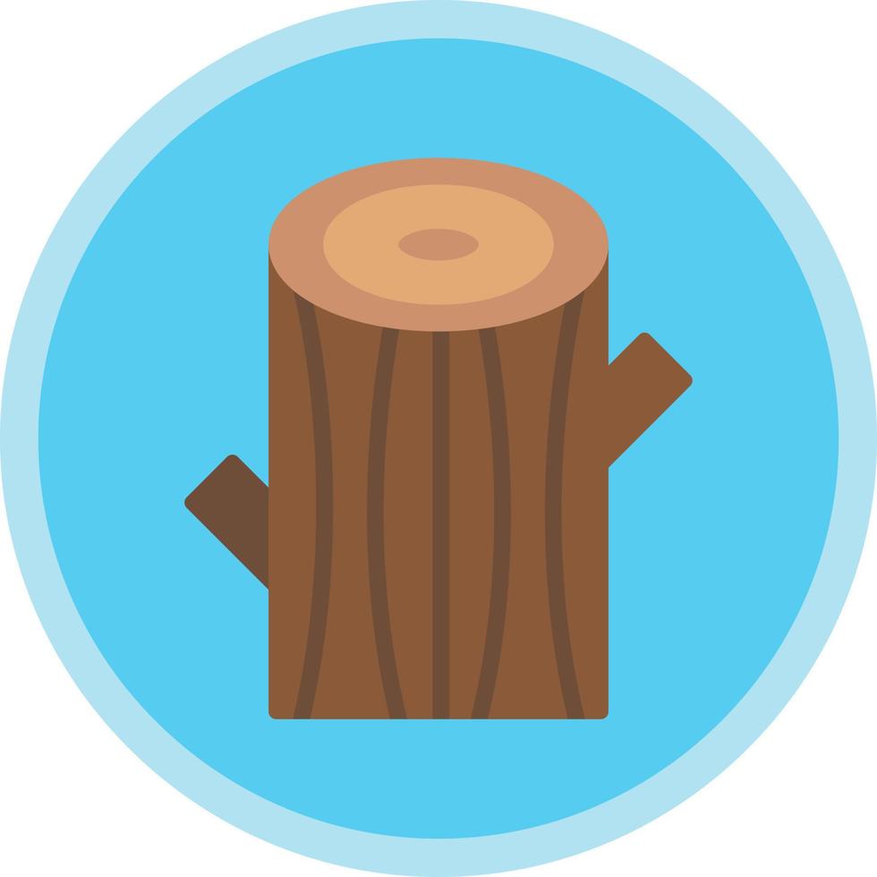 Log Vector Icon Design