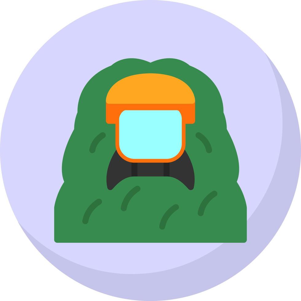 Ghillie Vector Icon Design