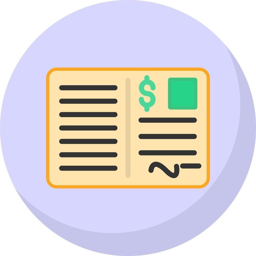 Postalcard Vector Icon Design