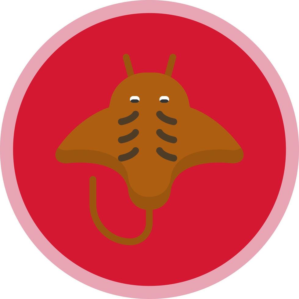 diseño de icono de vector de mantarraya