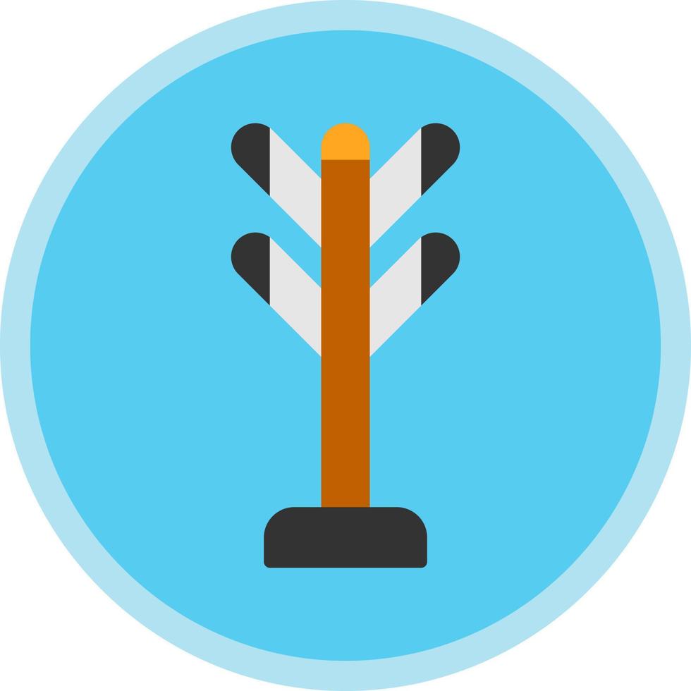 Coat Rack Vector Icon Design