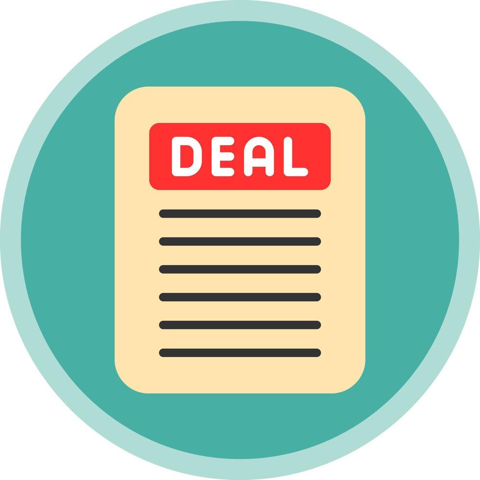 Deal Vector Icon Design