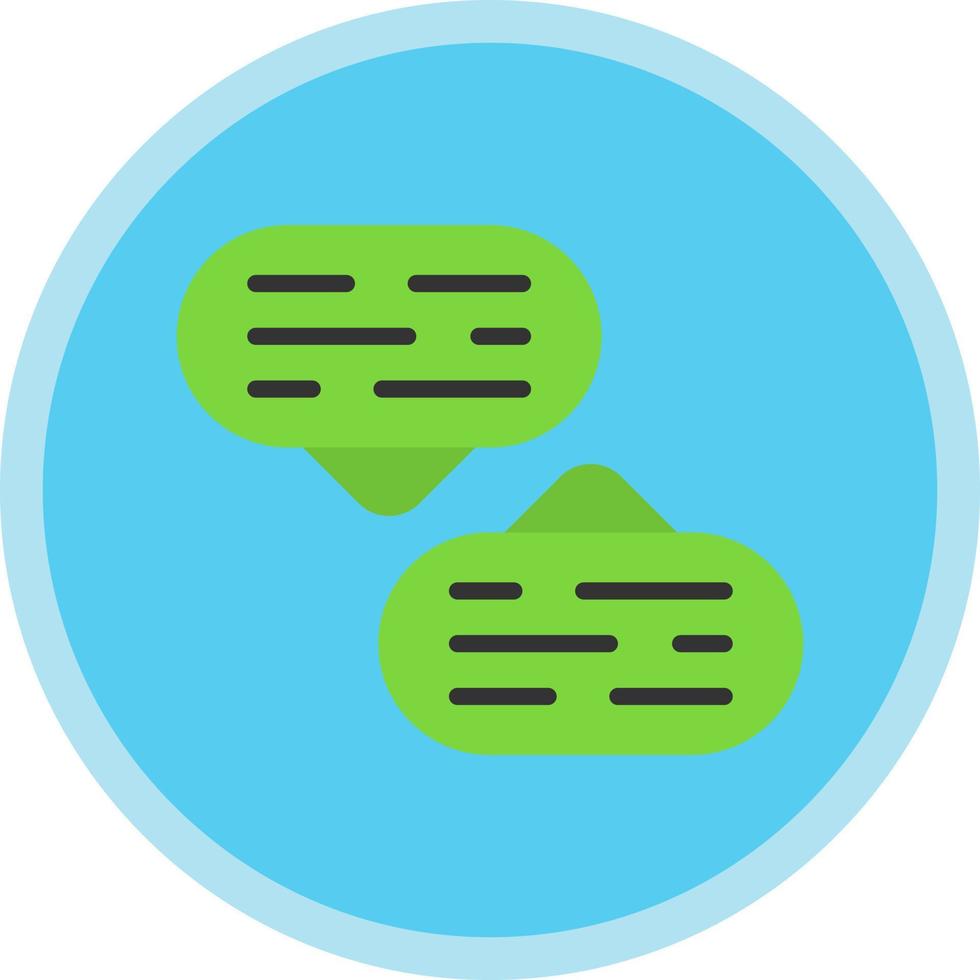 Conversation Vector Icon Design