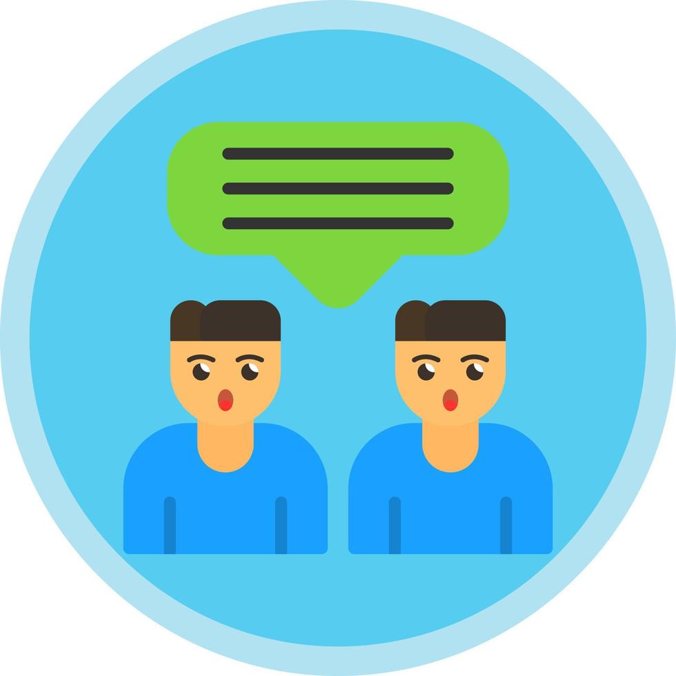 Talk Vector Icon Design