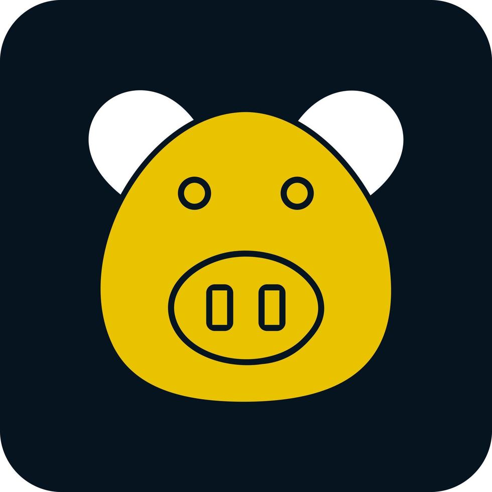 Pig Vector Icon Design