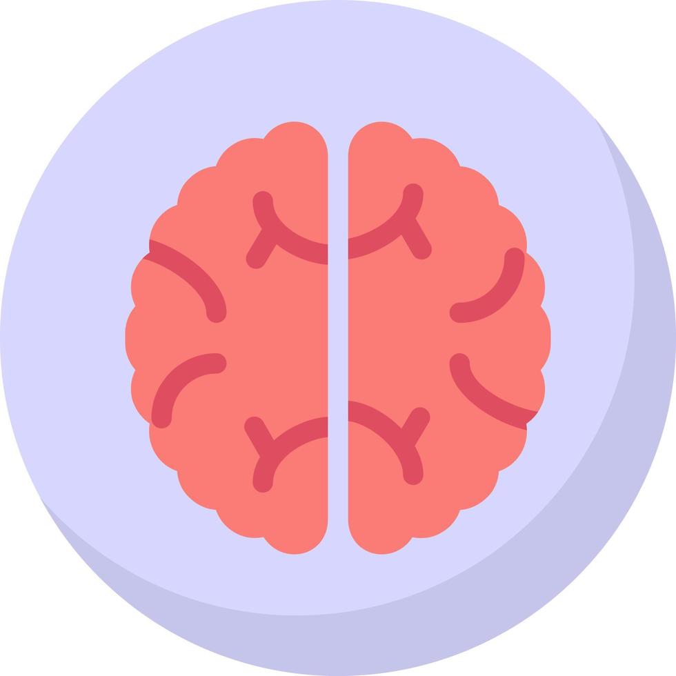 diseño de icono de vector de cerebro