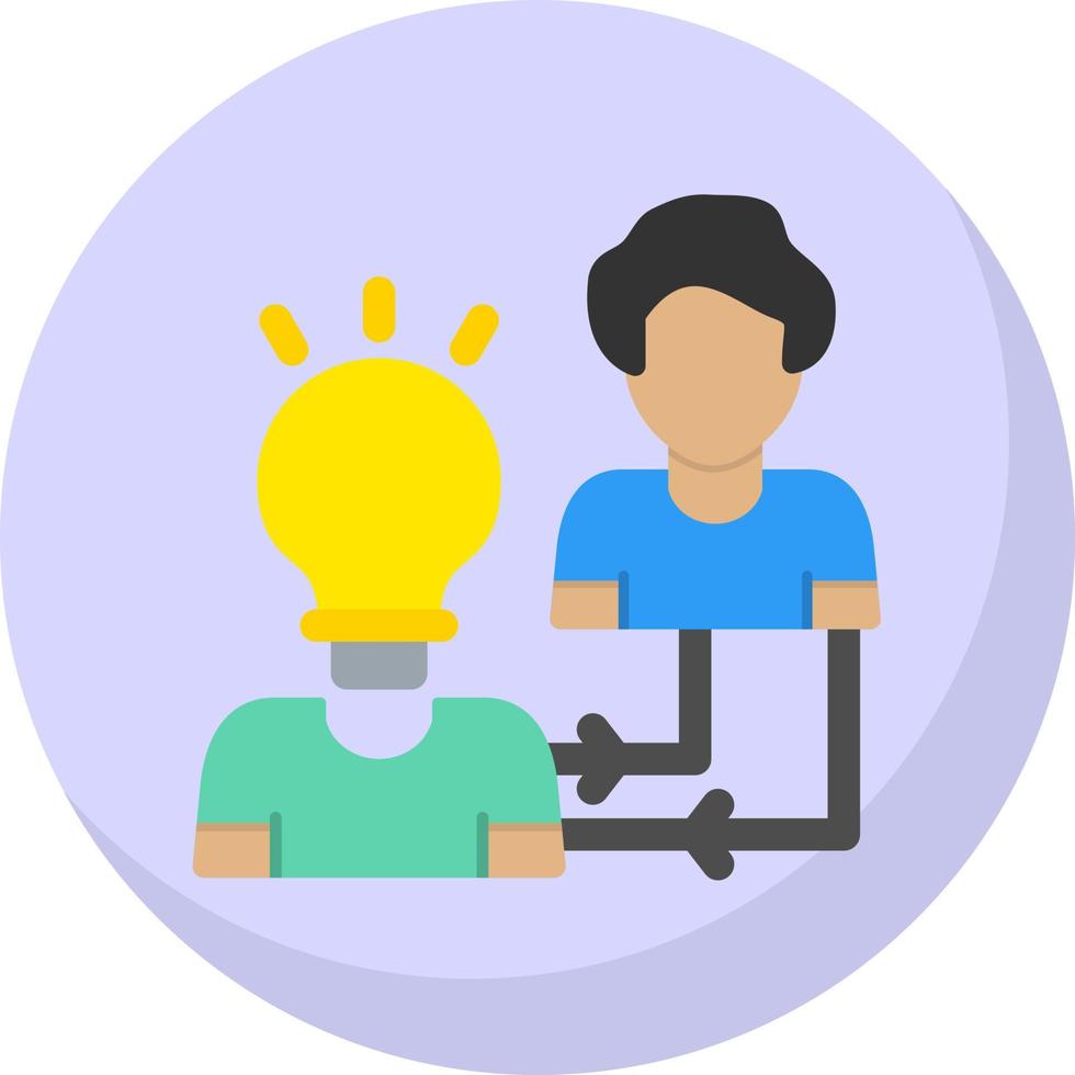 Exchange Ideas Vector Icon Design
