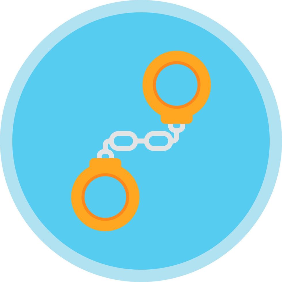 Handcuffs Vector Icon Design
