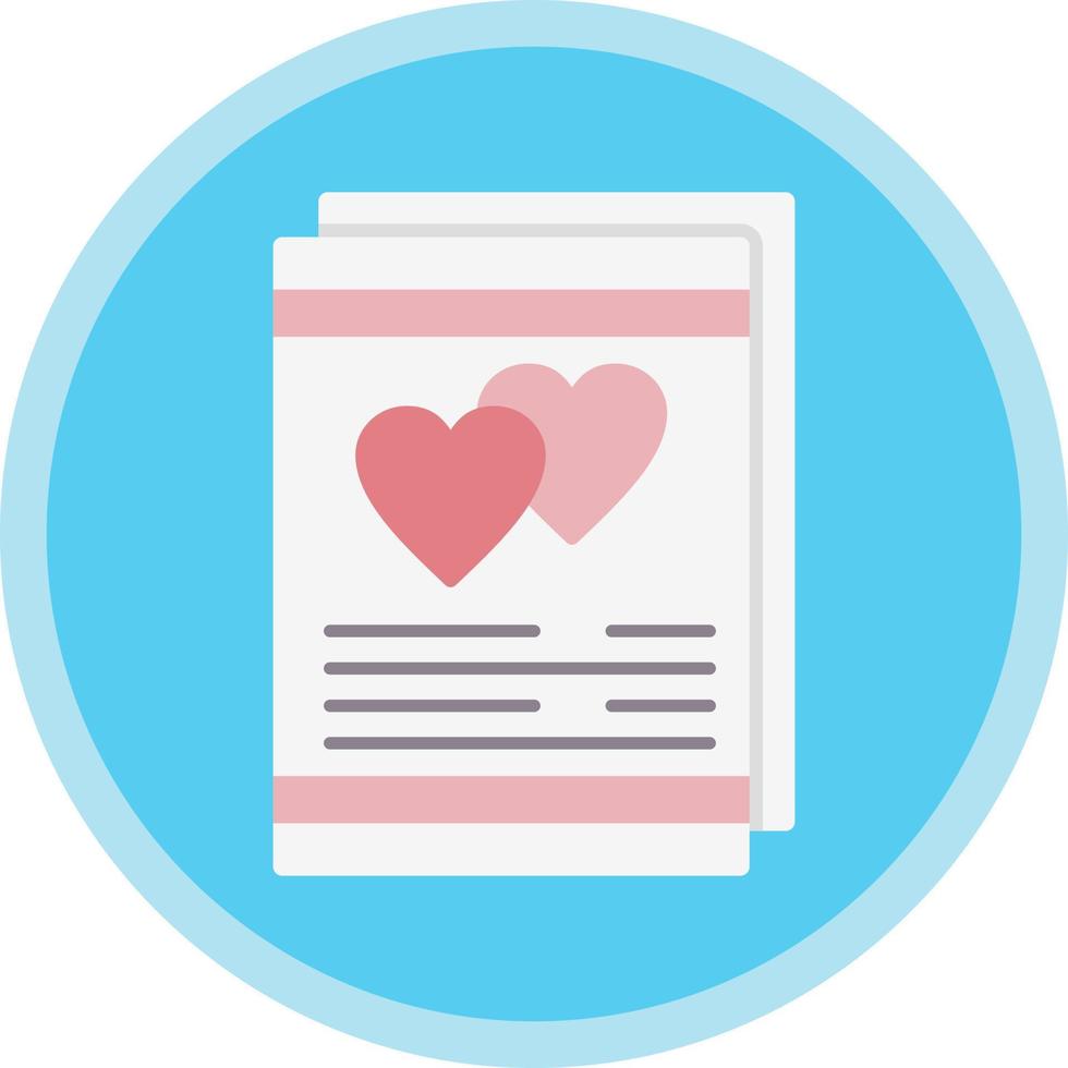 Greeting Card Vector Icon Design
