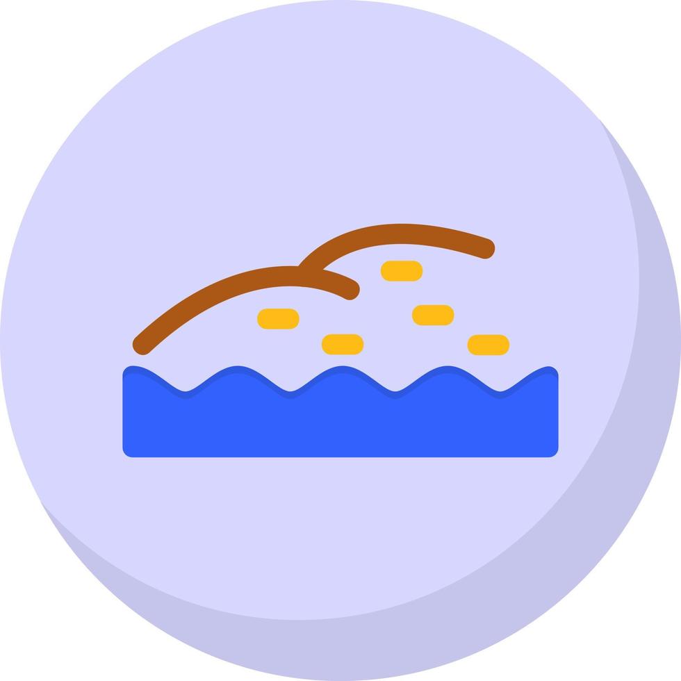 Shore Landscape Vector Icon Design