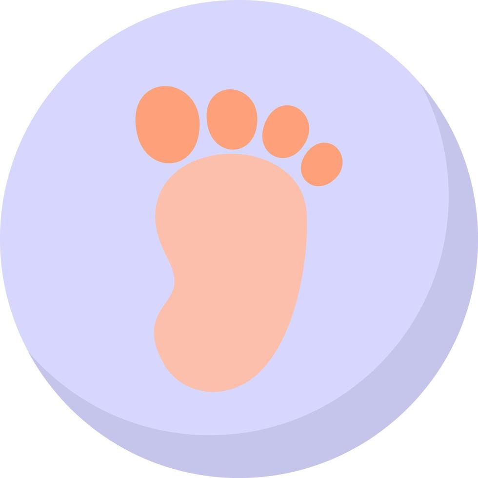 Footprint Vector Icon Design