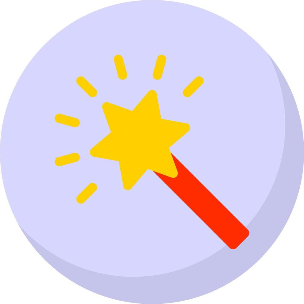 Magic Stick Vector Icon Design
