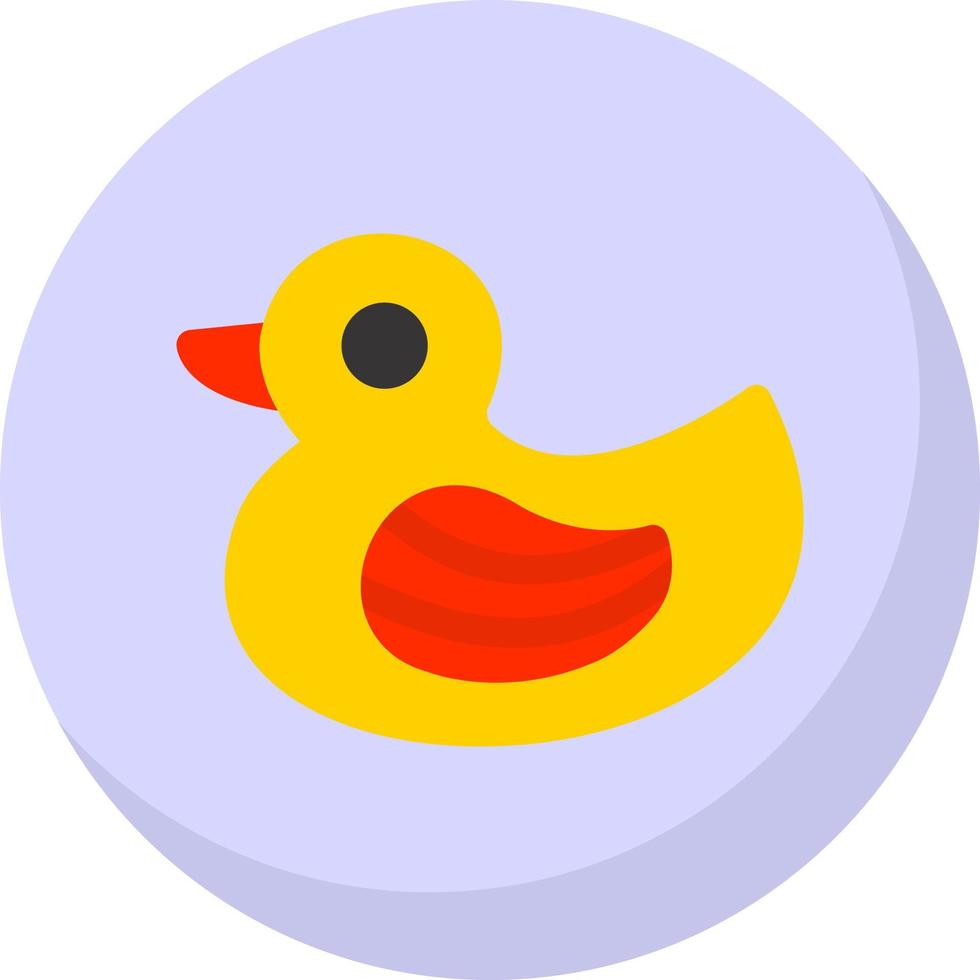 diseño de icono de vector de pato de goma