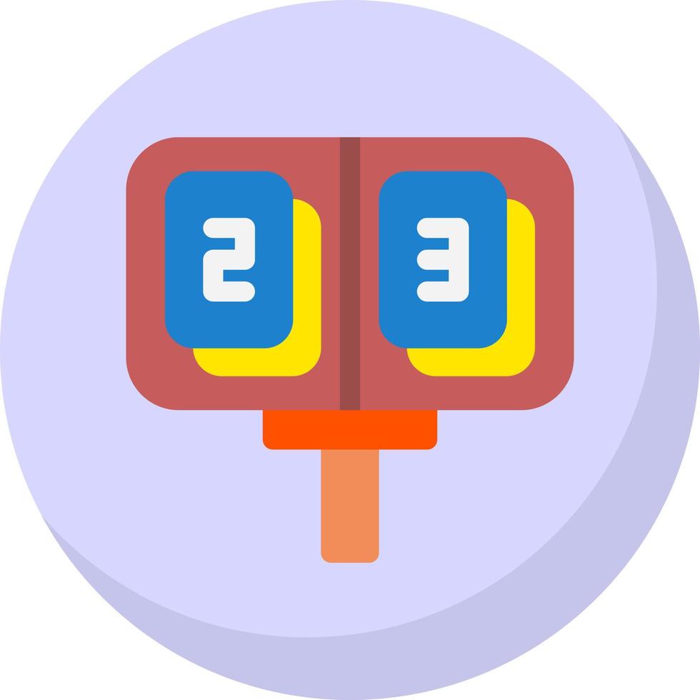 Scoreboard Vector Icon Design