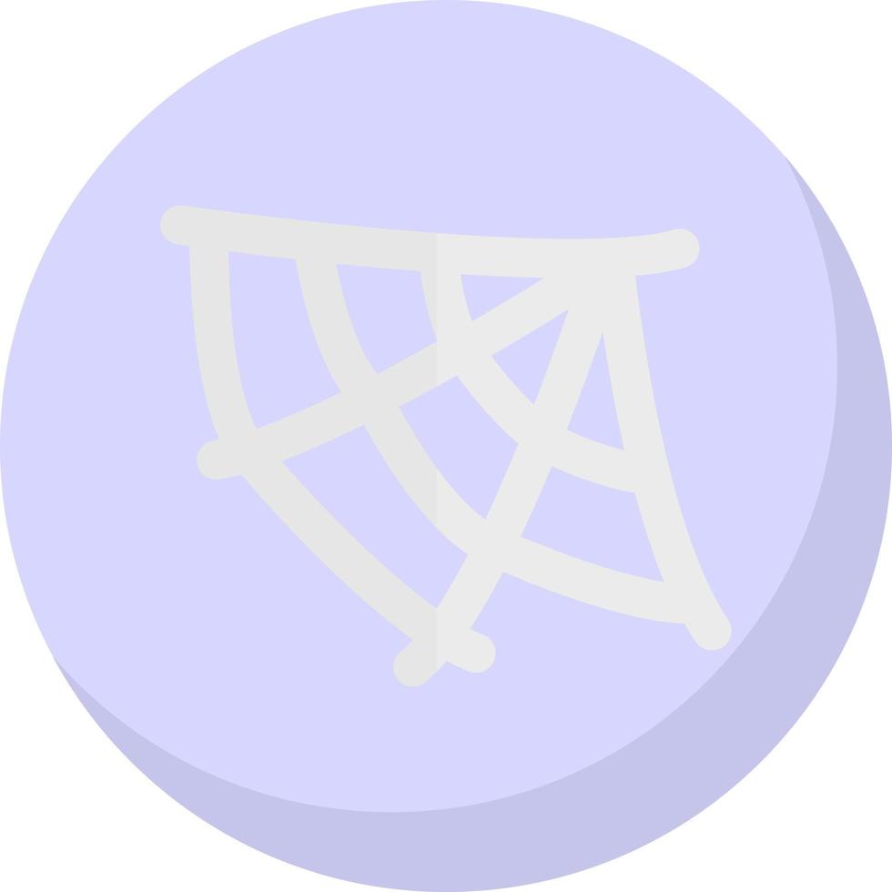 Spider Web Vector Icon Design