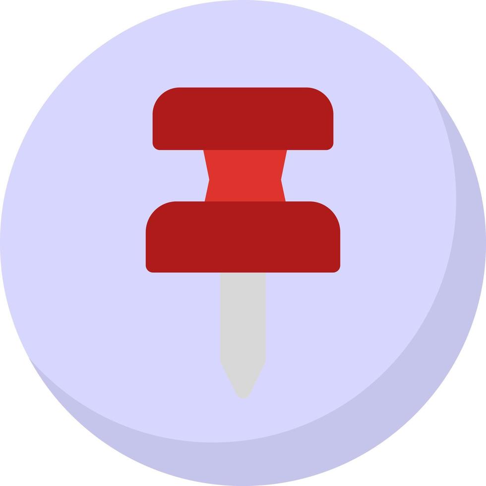 Push Pin Vector Icon Design