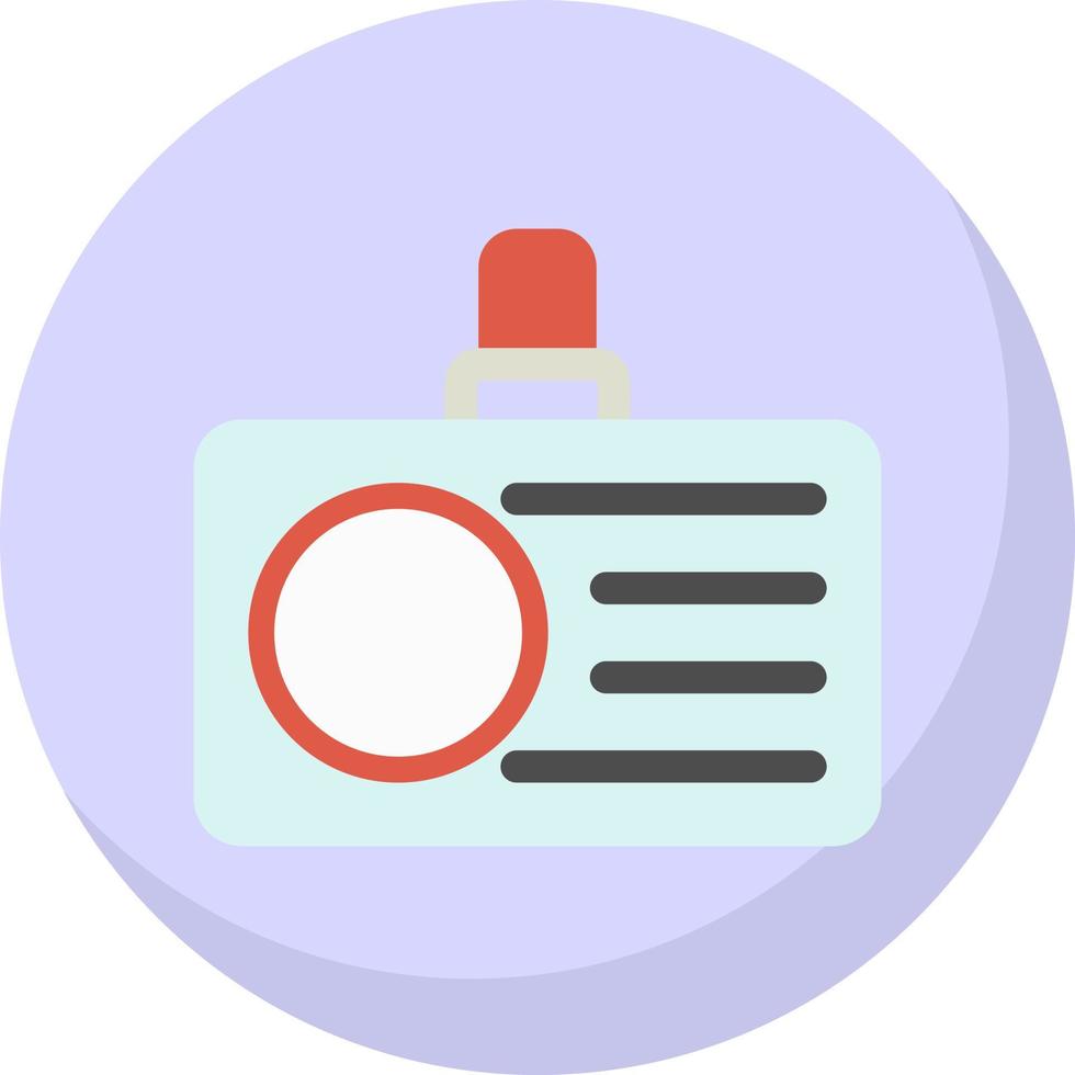 Id Card Vector Icon Design