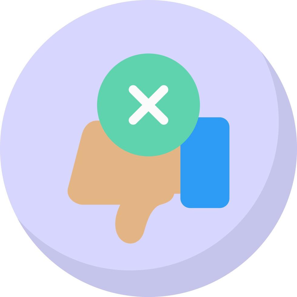 Dislike Vector Icon Design