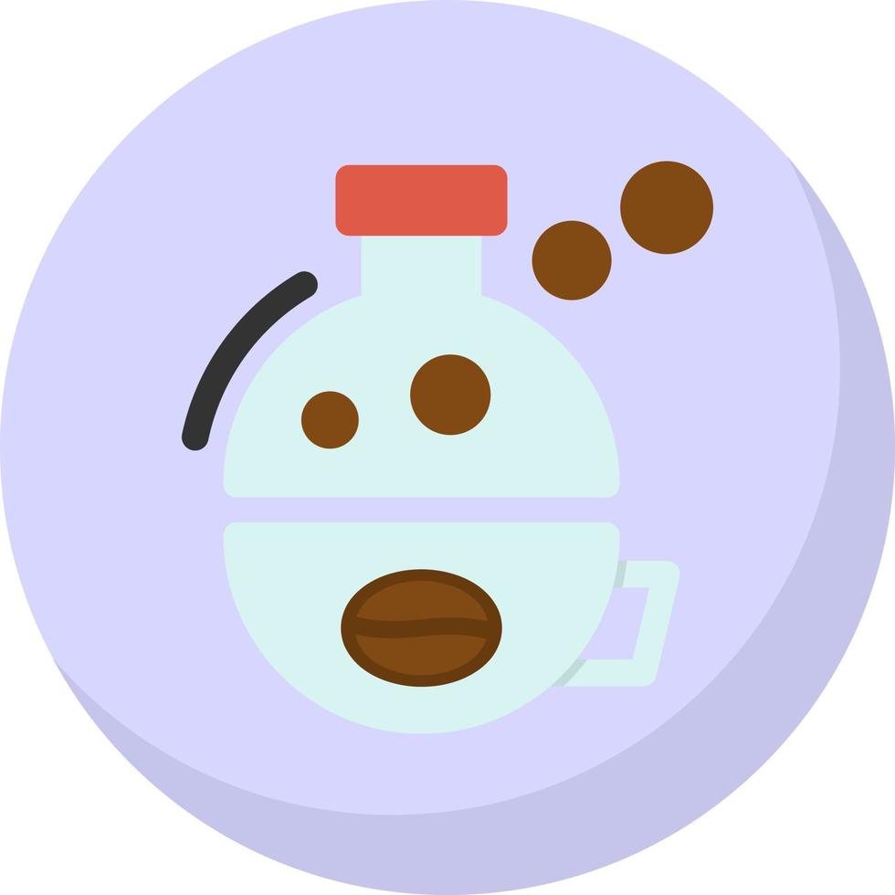 diseño de icono de vector de ciencia de café