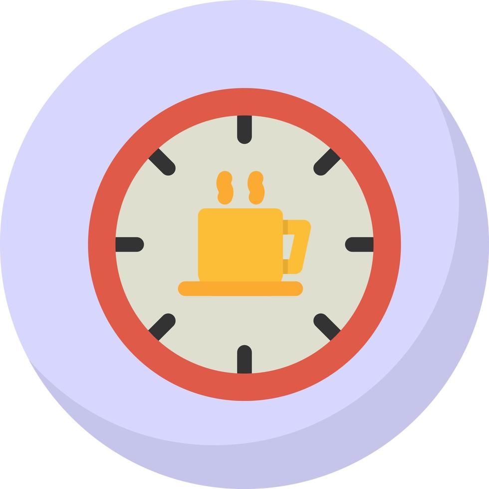 Coffee Time Vector Icon Design