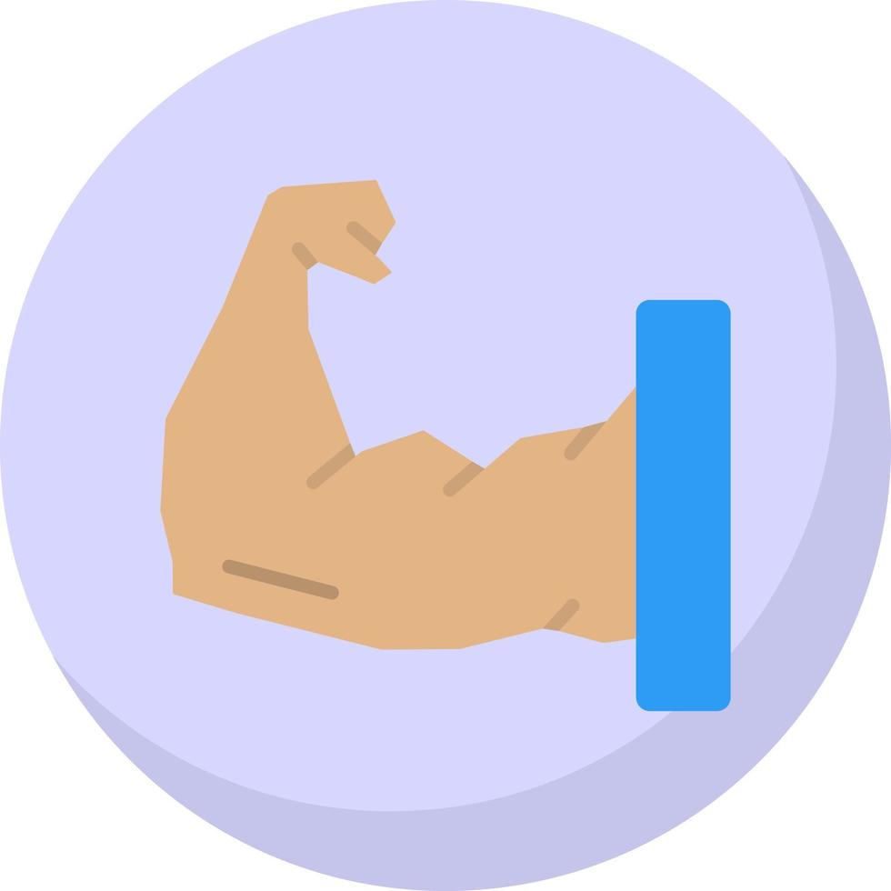 Arm Muscle Vector Icon Design