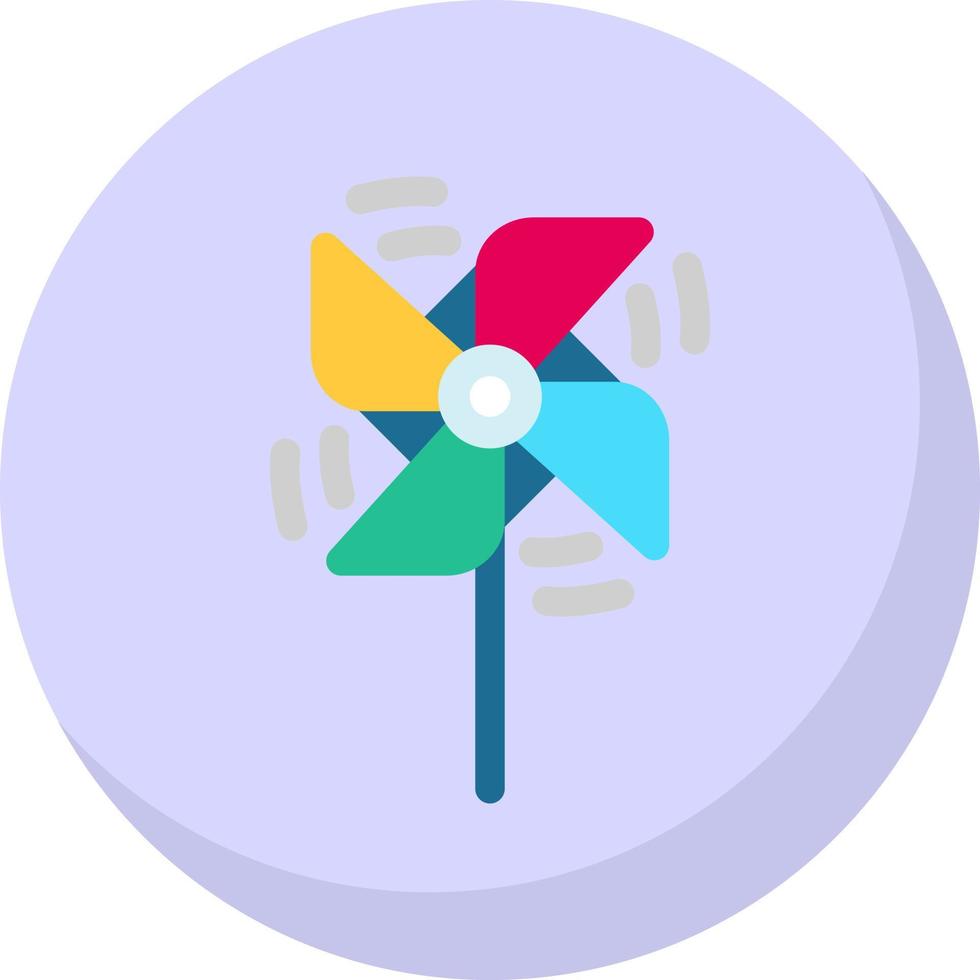 Pinwheel Vector Icon Design