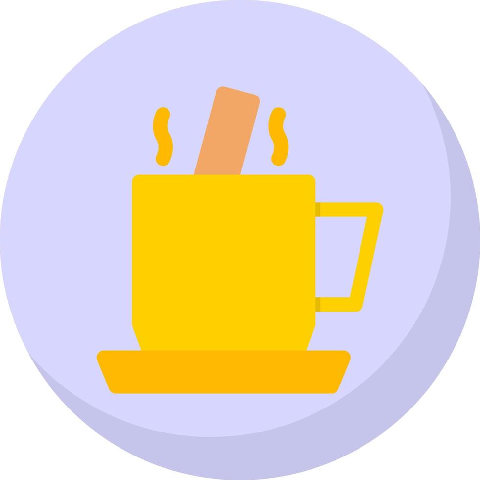 Coffee Mixing Vector Icon Design