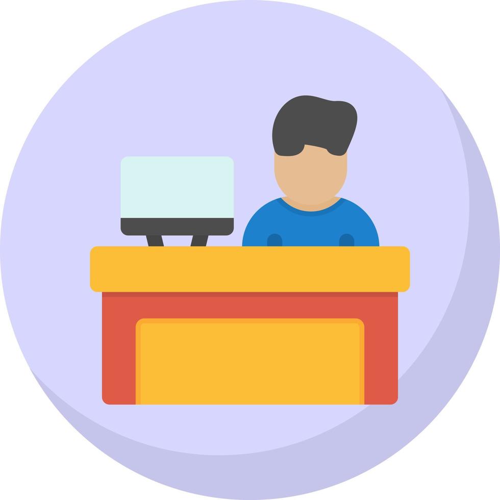 Bar Cashier Vector Icon Design