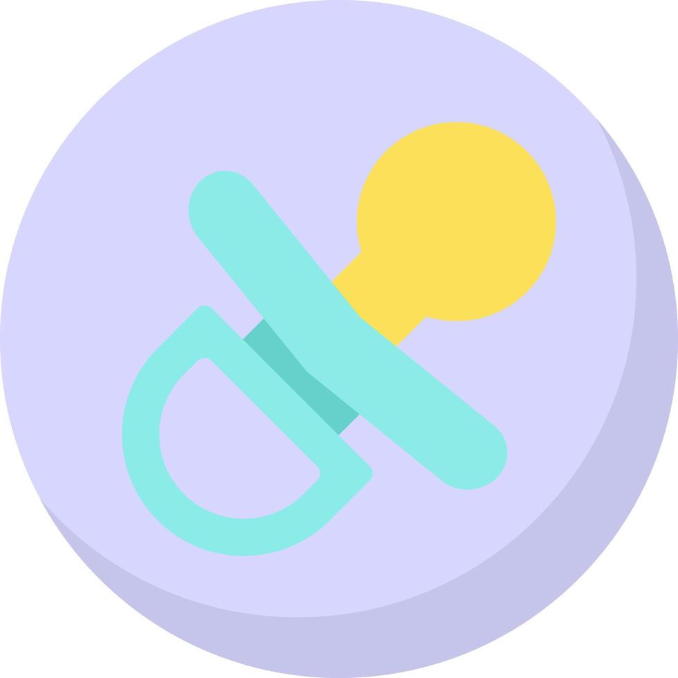 Pacifier Vector Icon Design