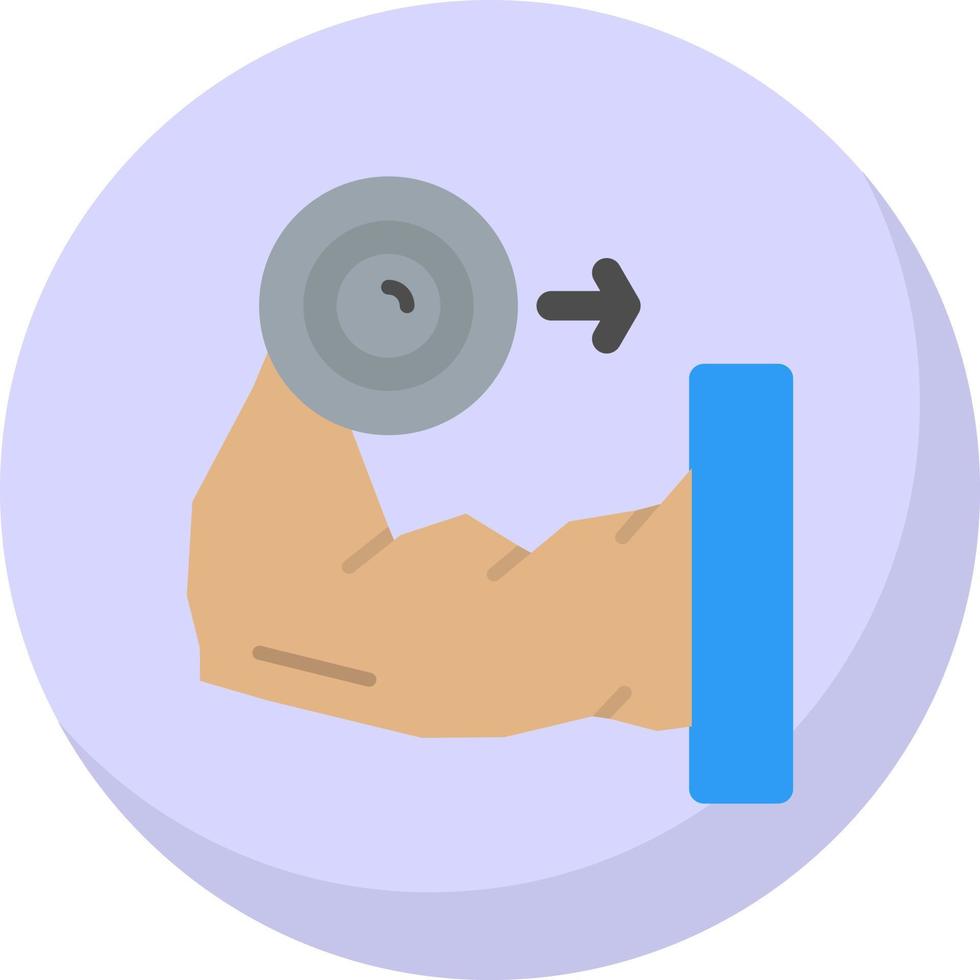 Weightlifter Vector Icon Design