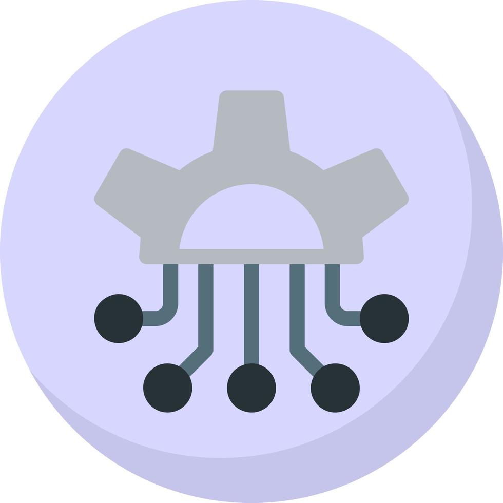 Neural Engineering Vector Icon Design