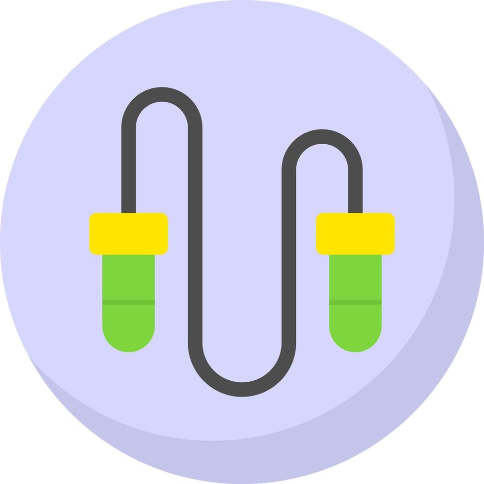 Jumping Rope Vector Icon Design