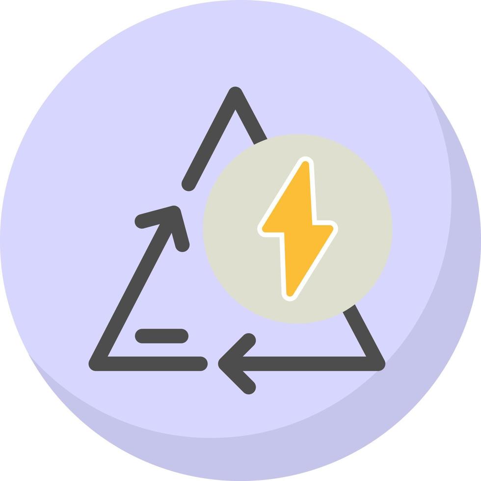 Recycle Energy Vector Icon Design