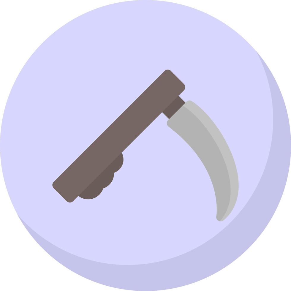 Scythe Vector Icon Design