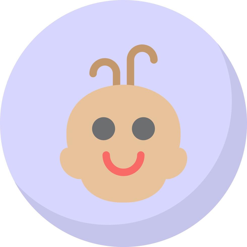 Baby Smile Vector Icon Design