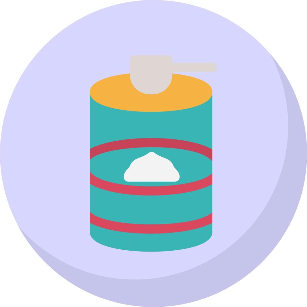 Milk Powder Vector Icon Design